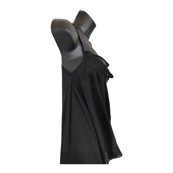 Steve Madden sheer asymmetrical hem‎ spaghetti strap flowy top size small new - Picture 8 of 13